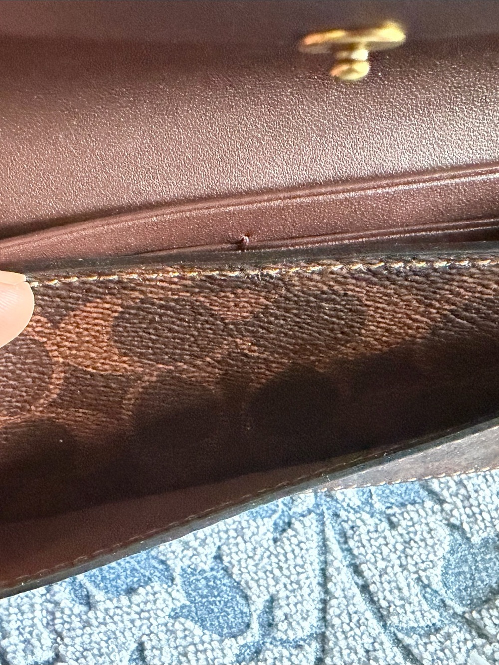 COACH MILA LONG FLAP WALLET - Picture 8 of 8